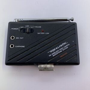 Radio Shack FM Wireless Video Camera Microphone System NO-32-1226